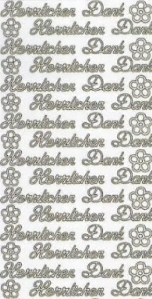 Sticker Herzlichen Dank